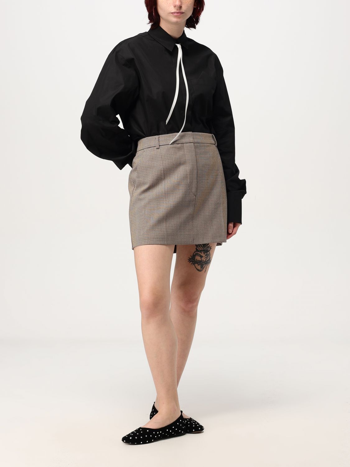 Cotton poplin shirt - White