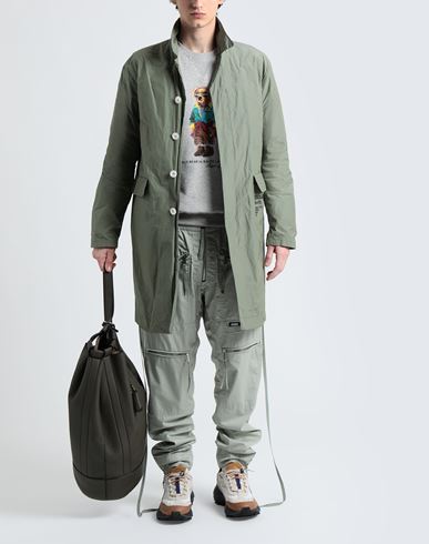 Man Overcoat Military green