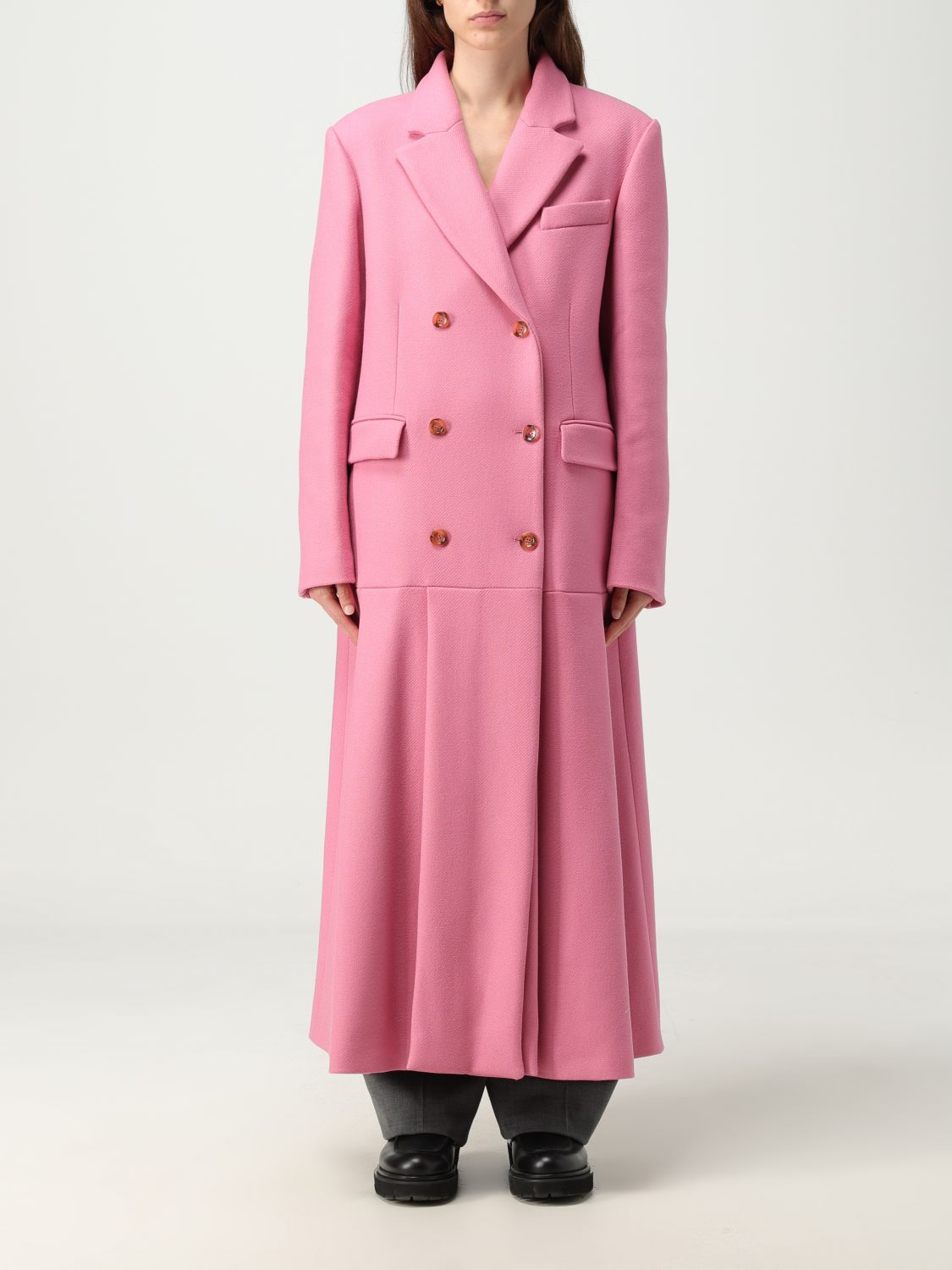 Coat Woman color Pink