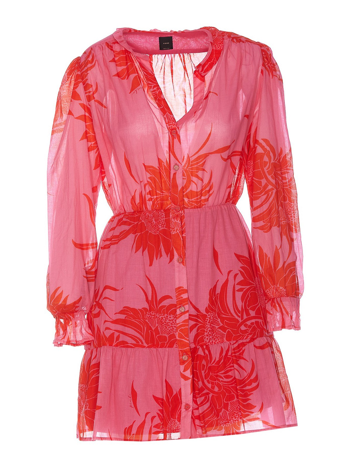 Nomade print short dress