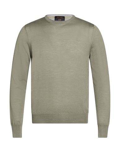 Man Sweater Sage green Size 48 Virgin Wool