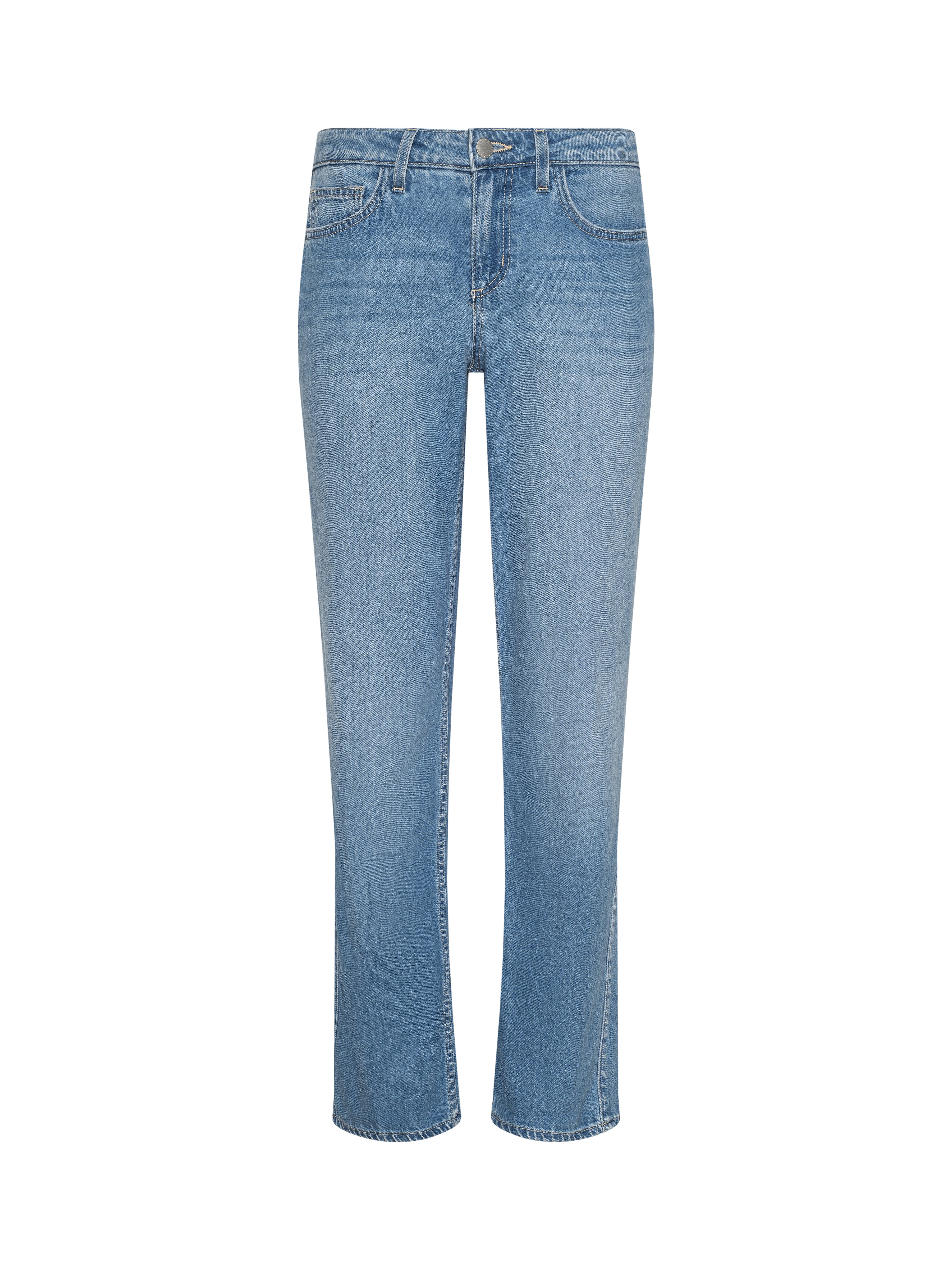 Nevia Slouchy Straight-Leg Jean In Caster
