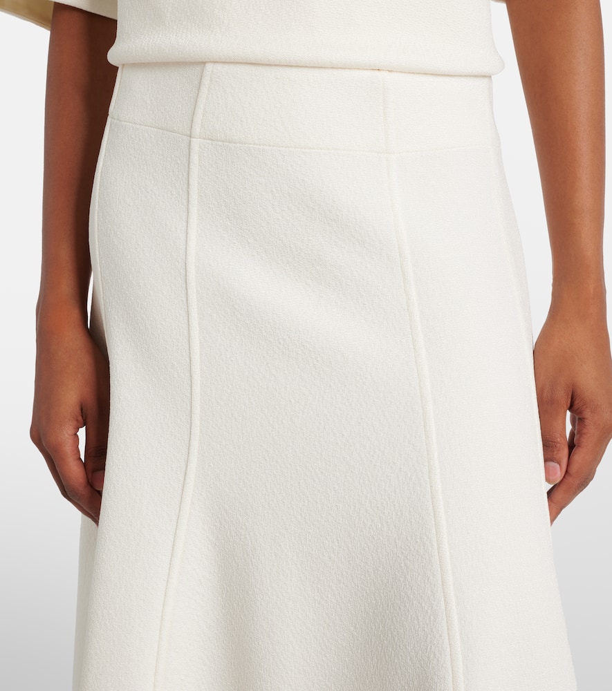 Knitted midi skirt