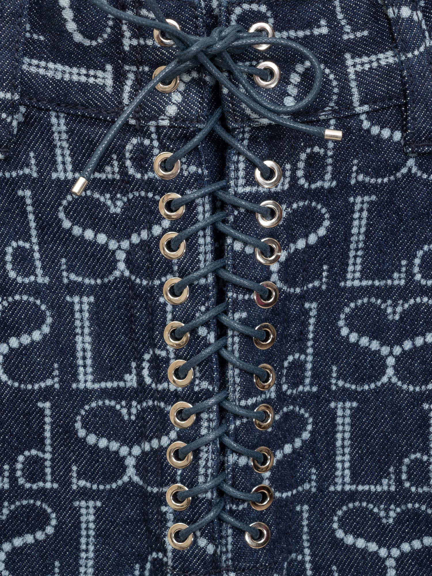 Laceup Jeans