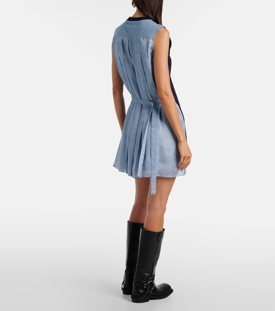 Cotton jersey minidress