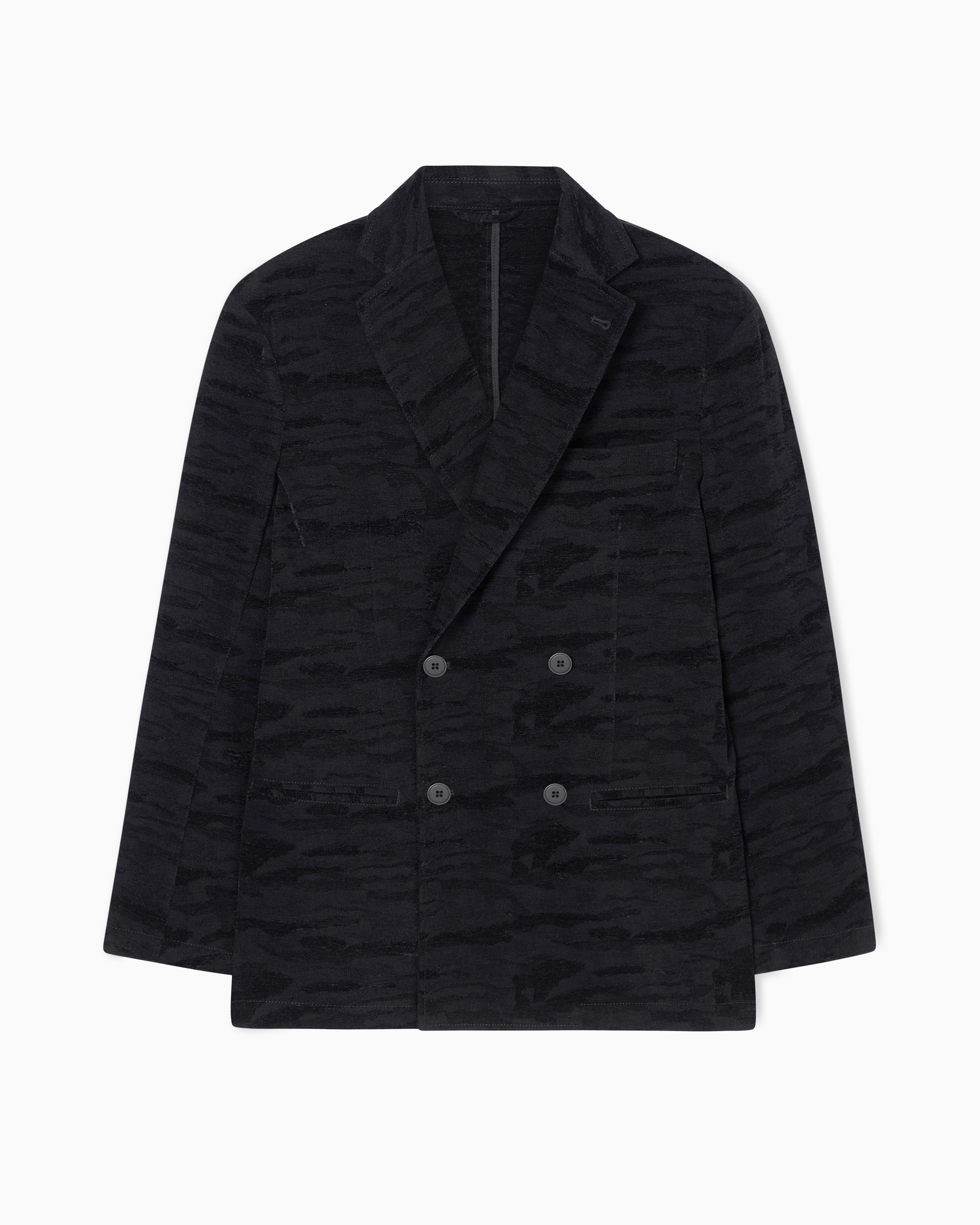 Jacquard denim jacket