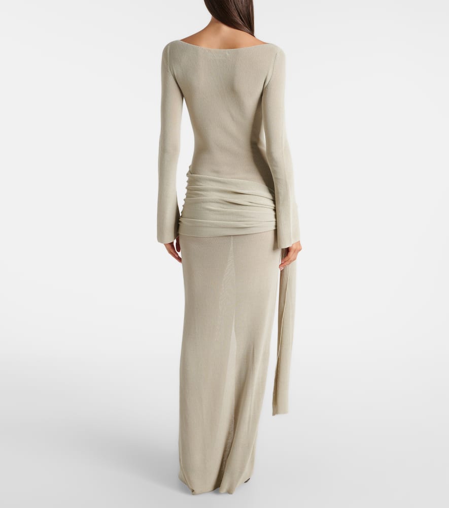 Aya Muse Astra cotton-blend maxi dress
