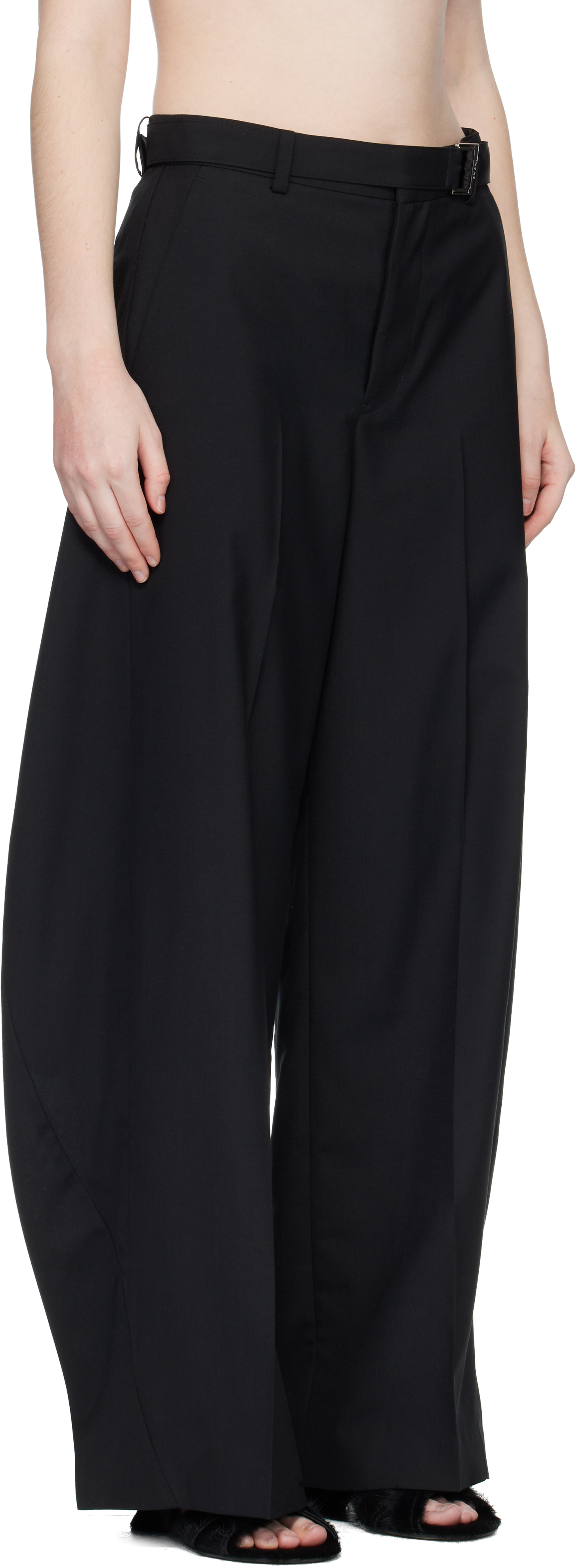 Black Suiting Trousers