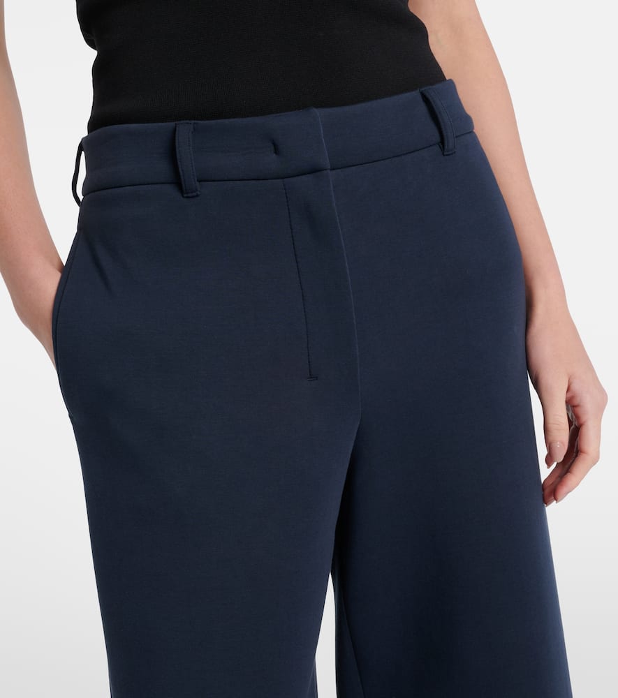 Aerovia cotton-blend wide-leg pants