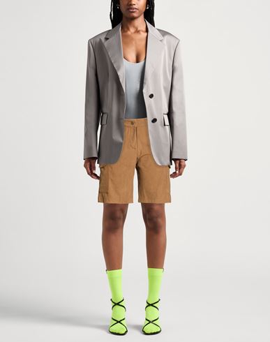 Woman Shorts & Bermuda Shorts Camel Size M Polyester
