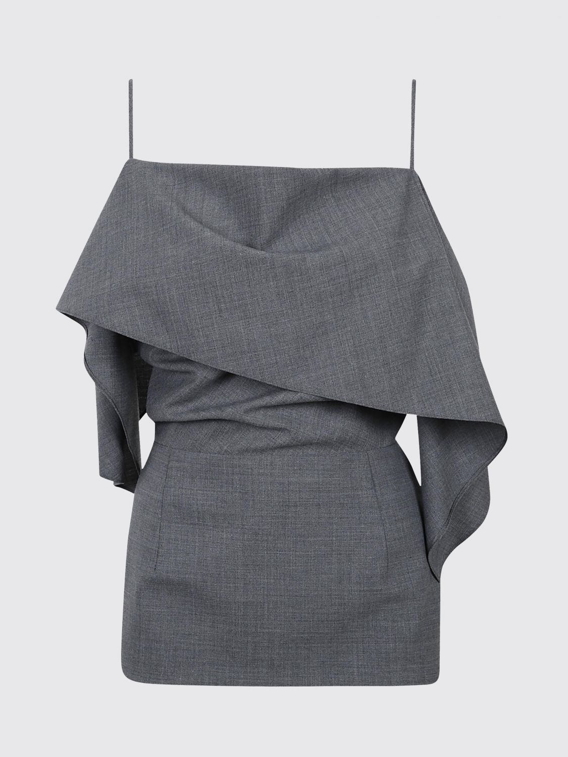Top Woman color Grey