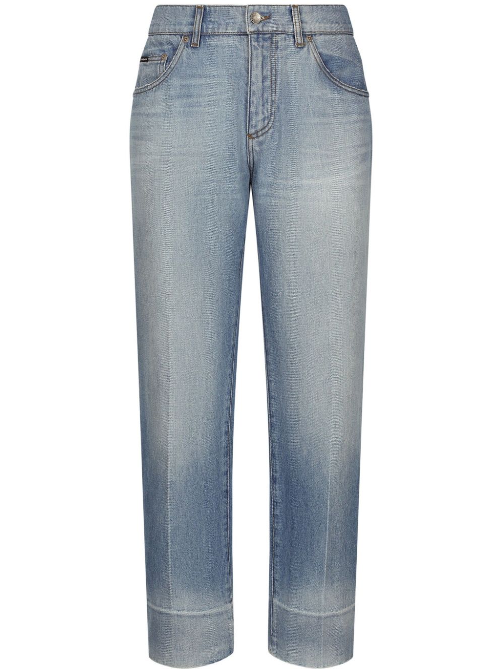 Classic straight-legged jeans - Blue