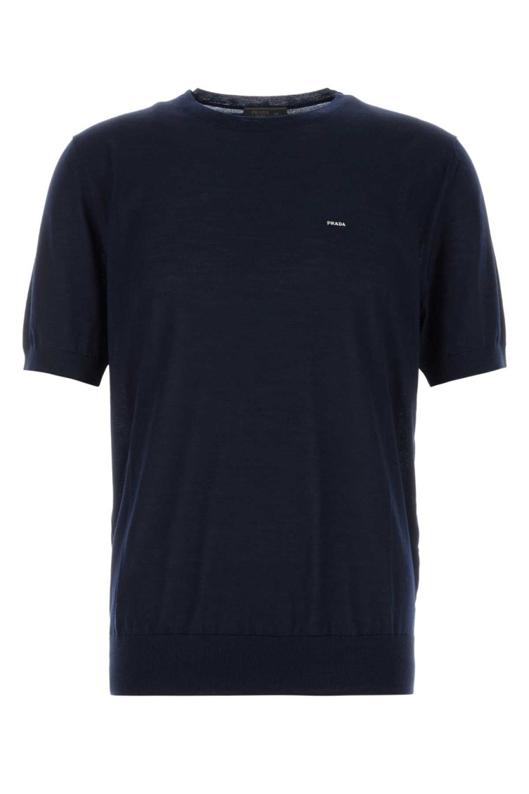 Prada - wool sweater short sleeves ribbed he