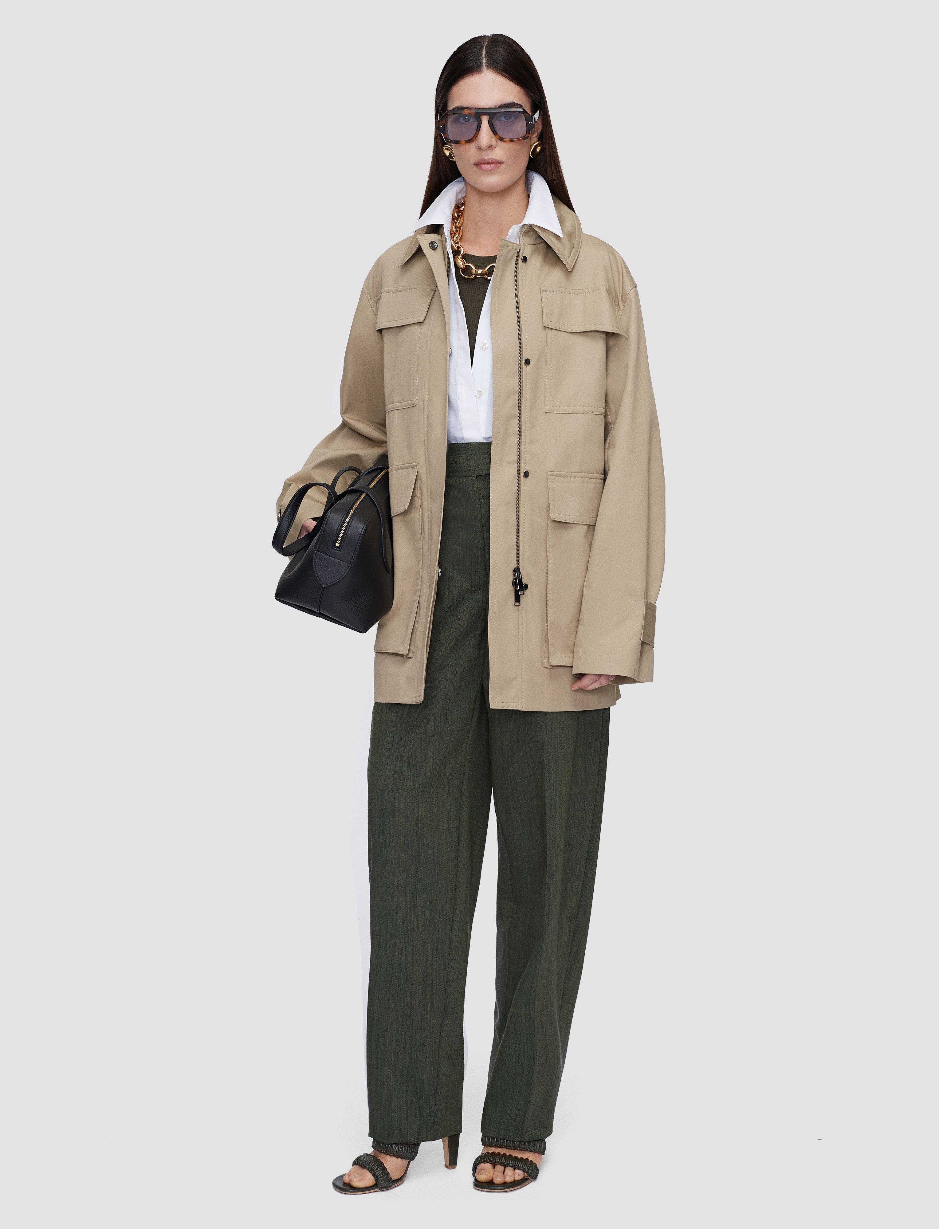 Shama Cotton Utility Jacket - 42