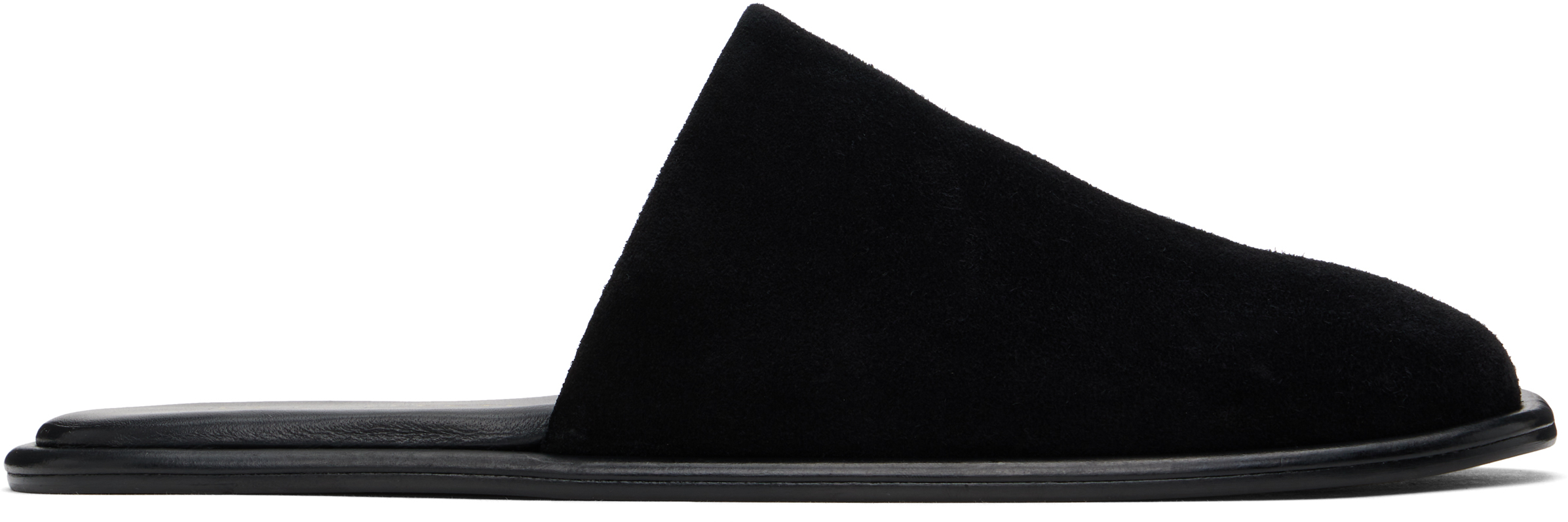 La Collection Black Cameron Slippers