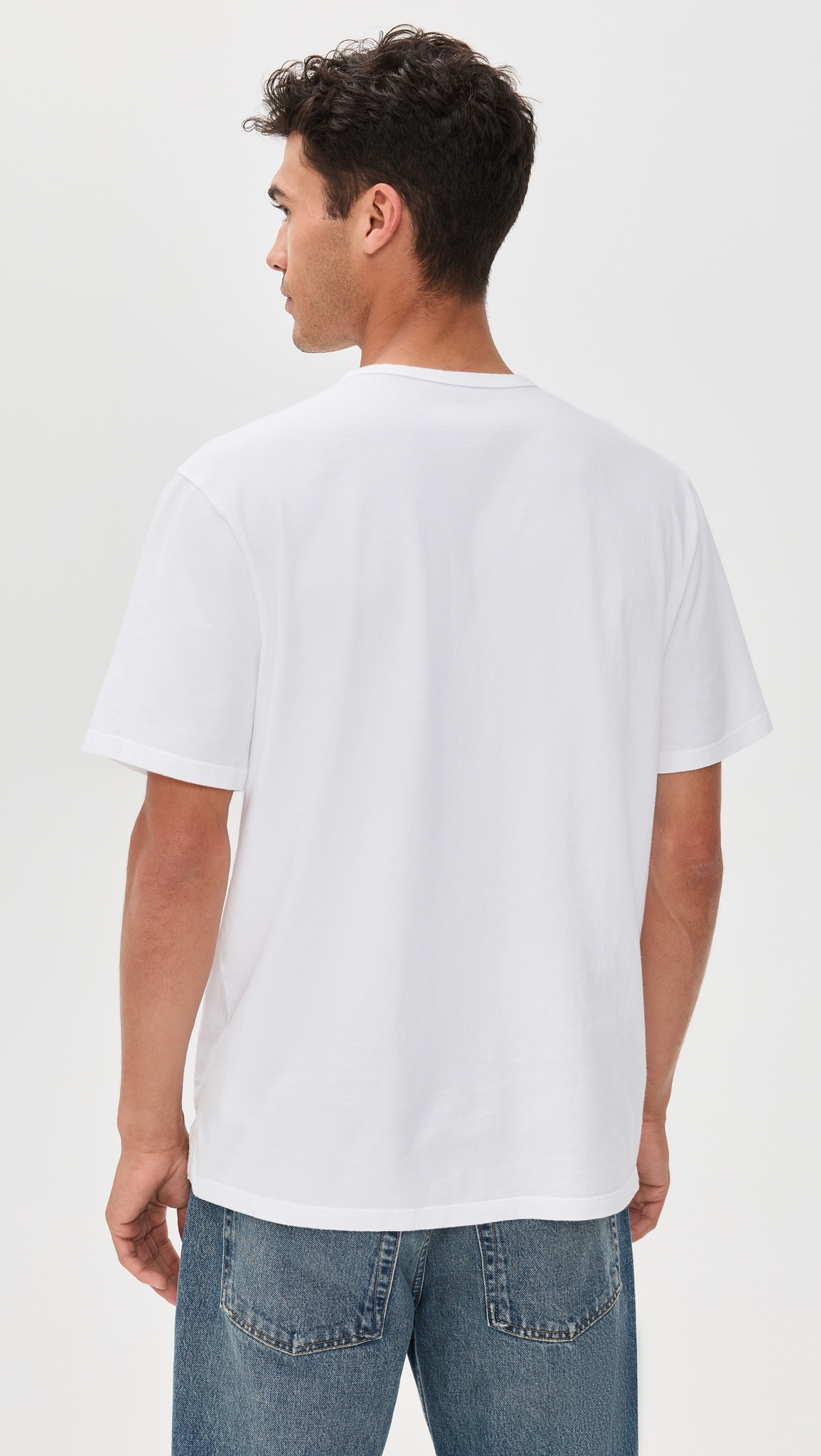 Garment Dye Short Sleeve Crew Tee Optic White