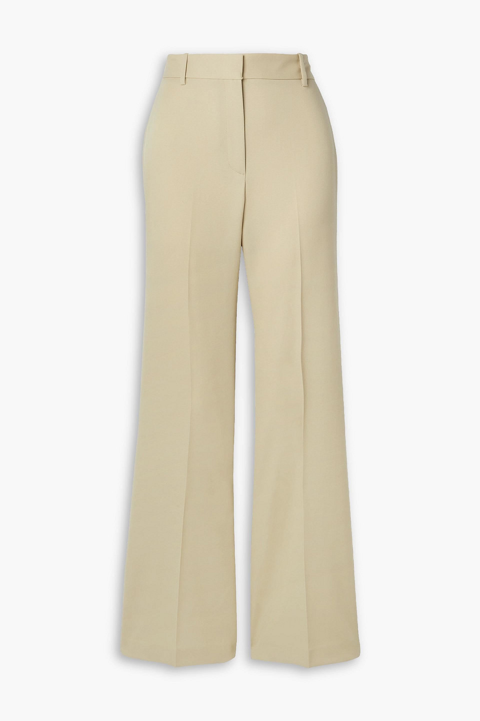 Arielle wool-twill flared pants - Neutral - US 10
