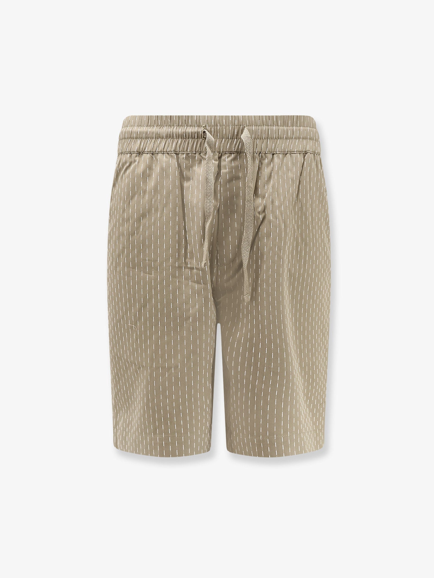 Cotton Bermuda Shorts — Green