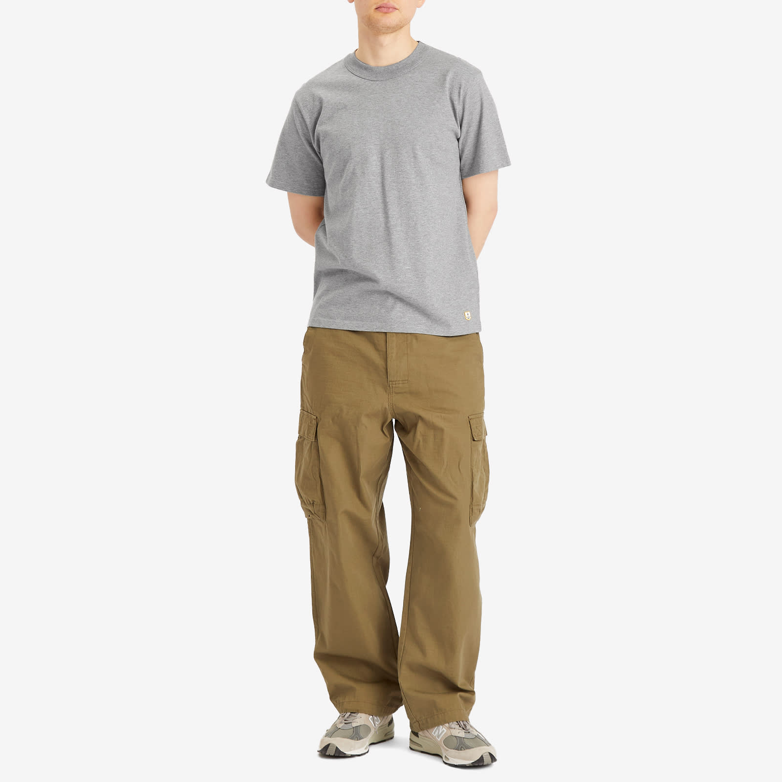 Armor-Lux Men's 70990 Classic T-Shirt in Misty Grey