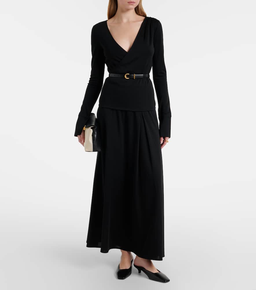 Adagio virgin wool wrap top