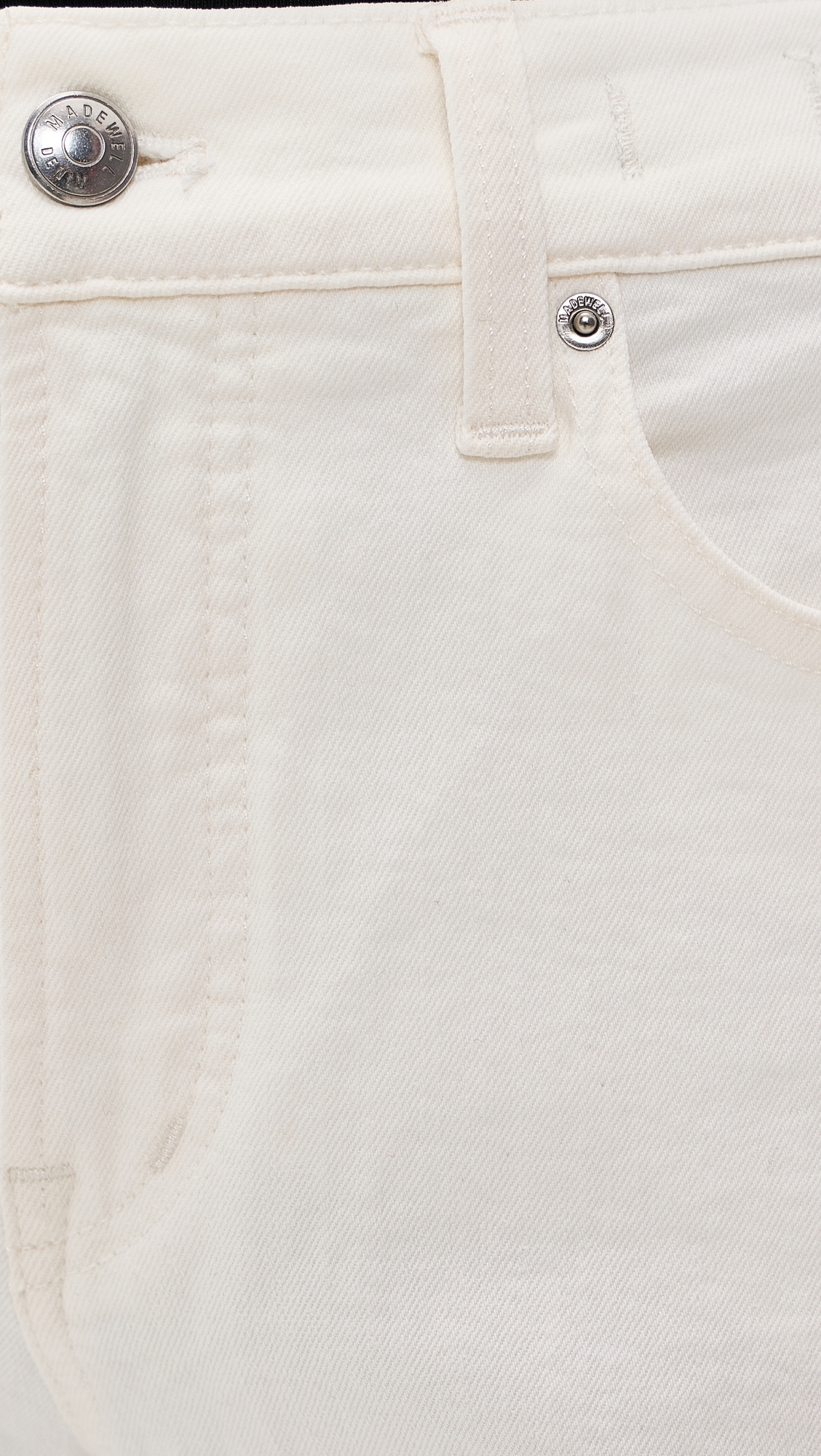 The Dean Easy Straight Jeans In Tile White Tile White