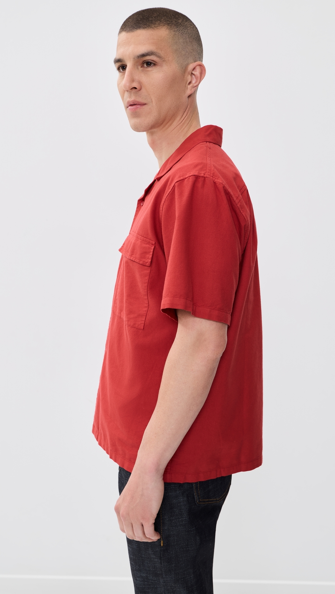 Holiday Collar Shirt Rust