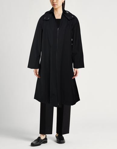 Laminar Woman Overcoat & Trench Coat Black Size 2 Polyester