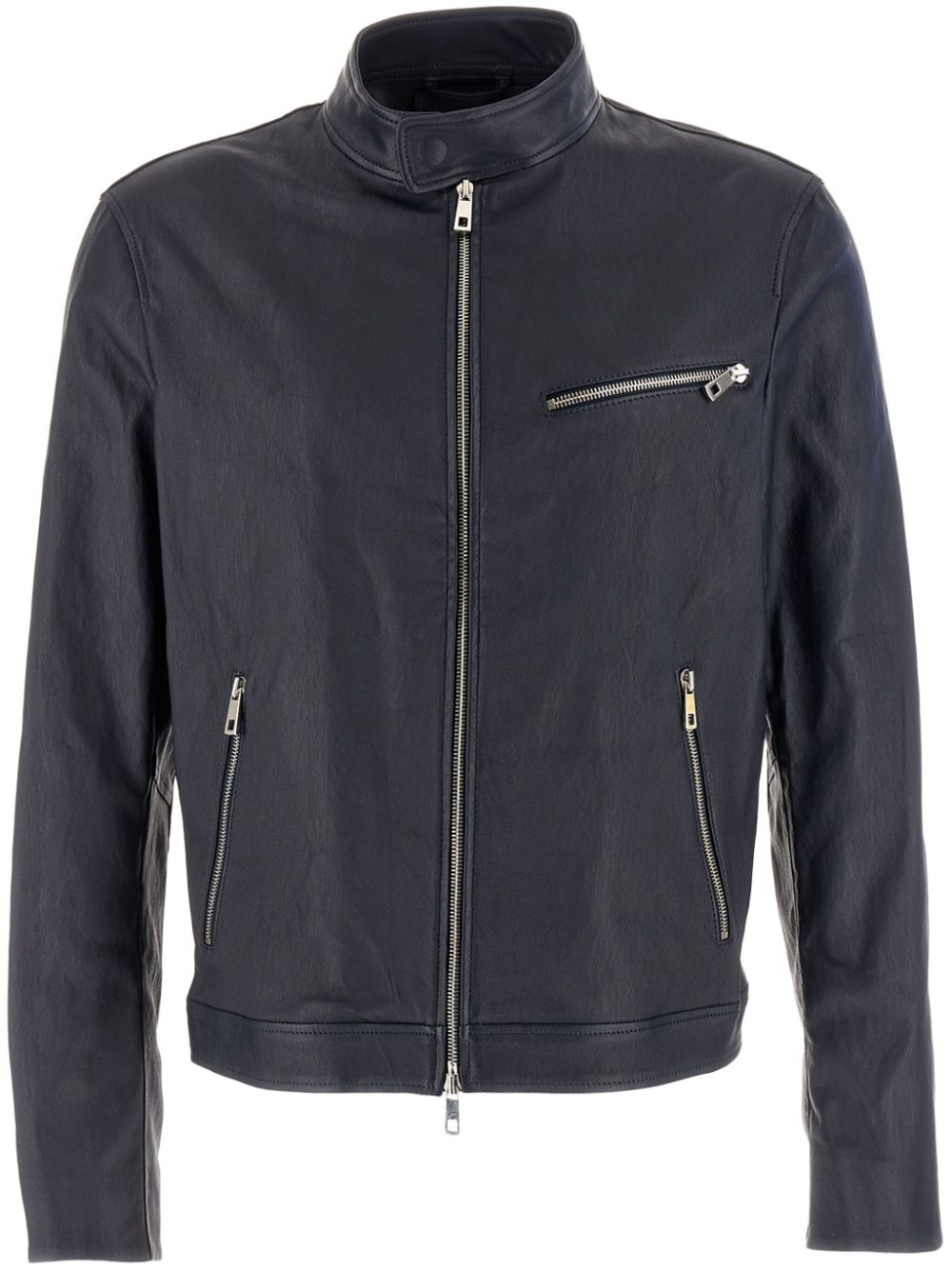 Nappa leather jacket - Blue