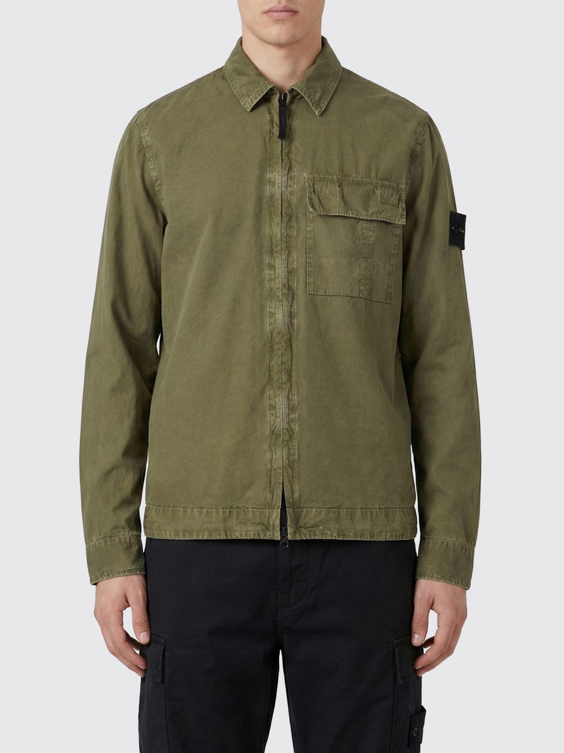 Shirt Men color Military