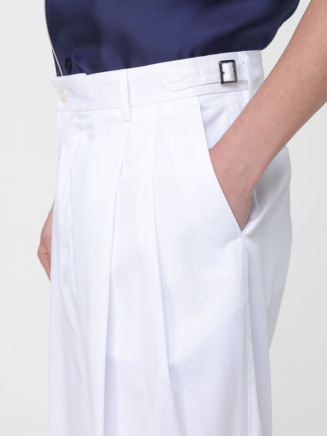 Pants Men color White