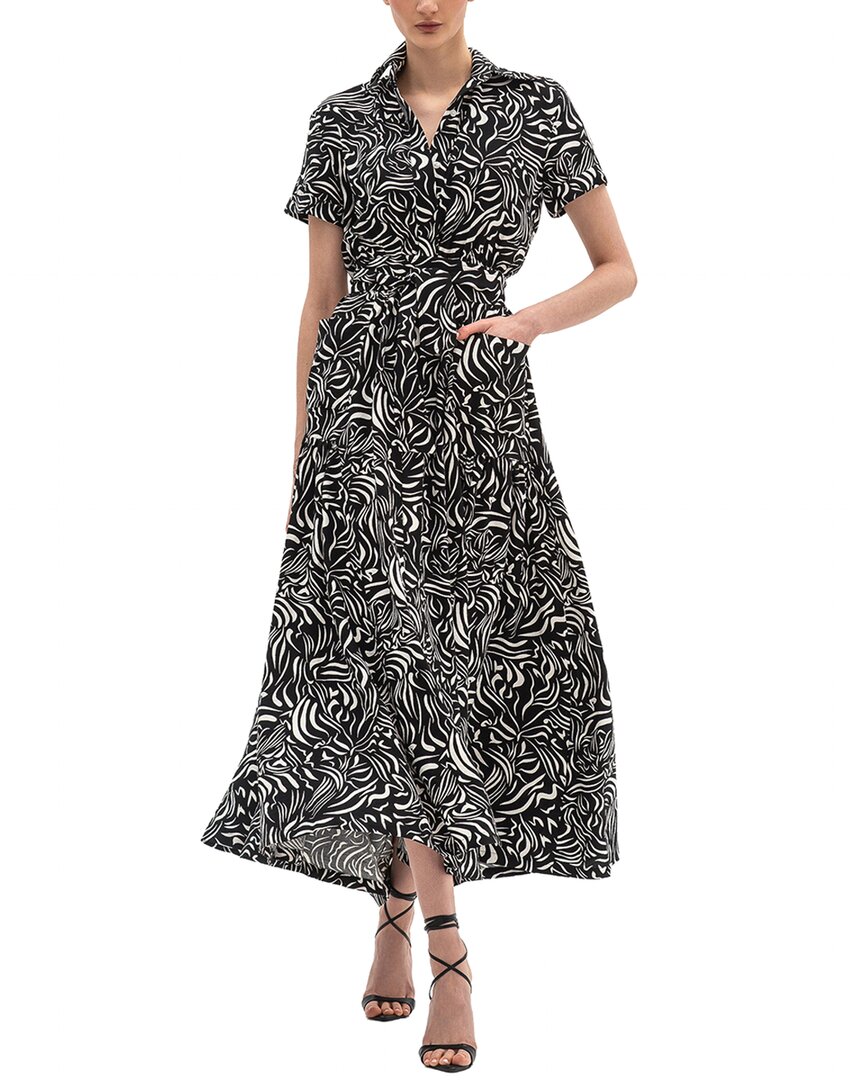 Sleeveless Linen-Blend Midi Dress