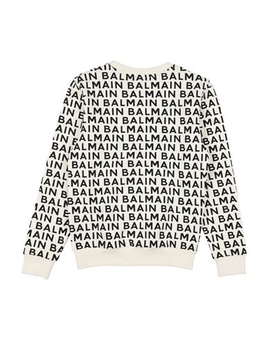Kid Boy Sweatshirt White Size 10 Cotton, Elastane