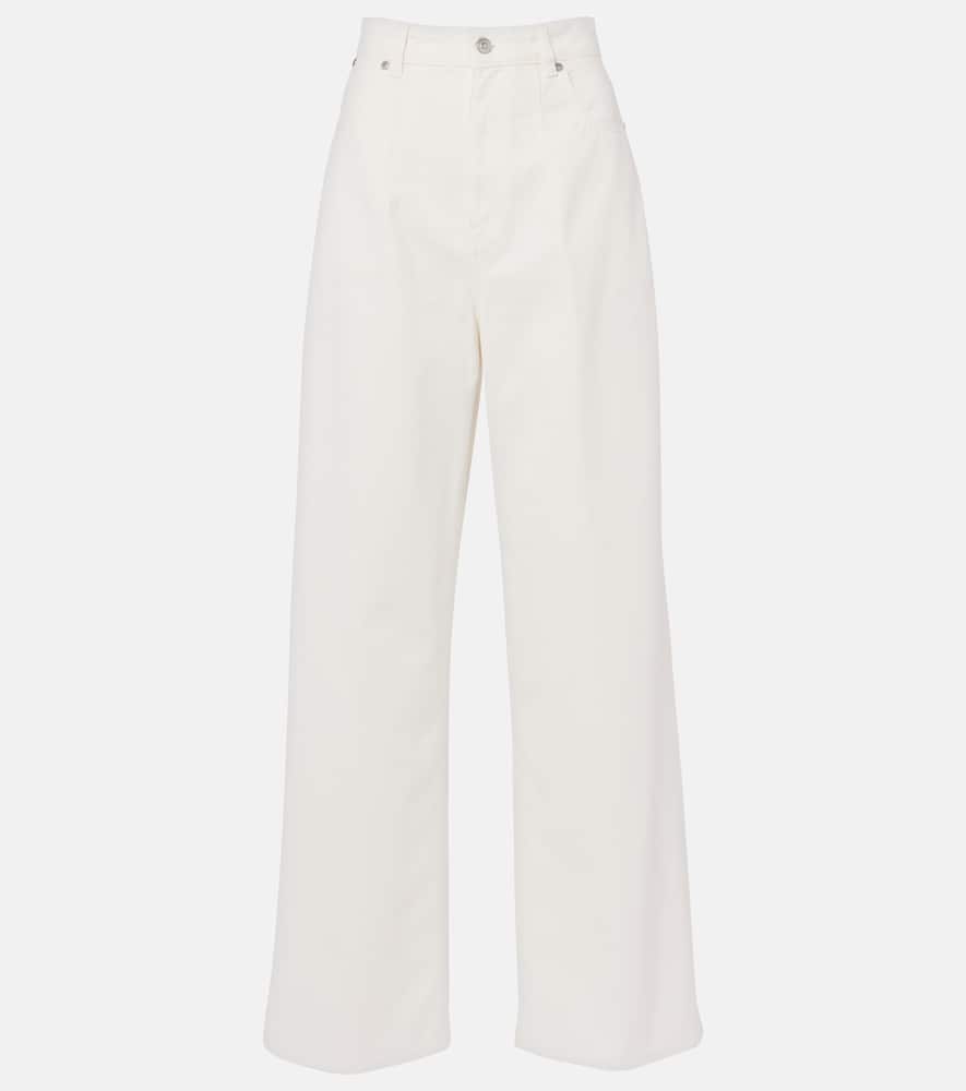High-rise wide-leg jeans