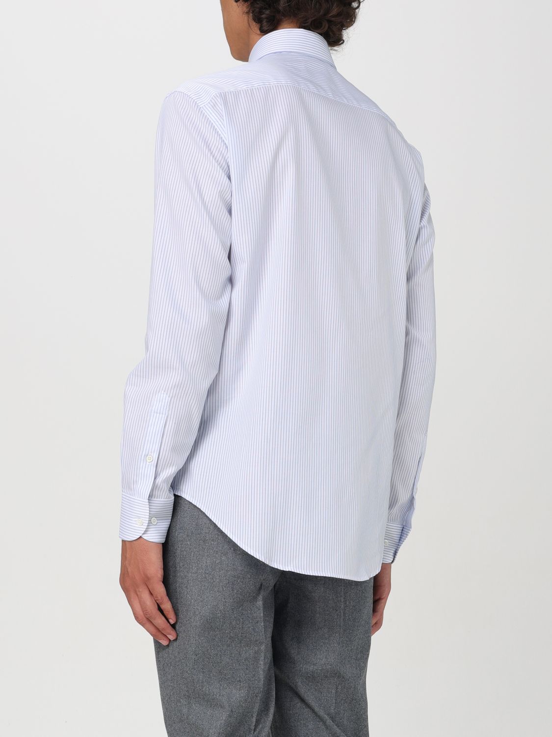 Shirt Men color Gnawed Blue