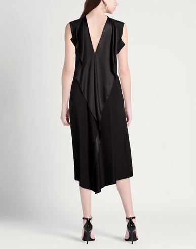 Woman Midi dress Black Size S Silk, Elastane