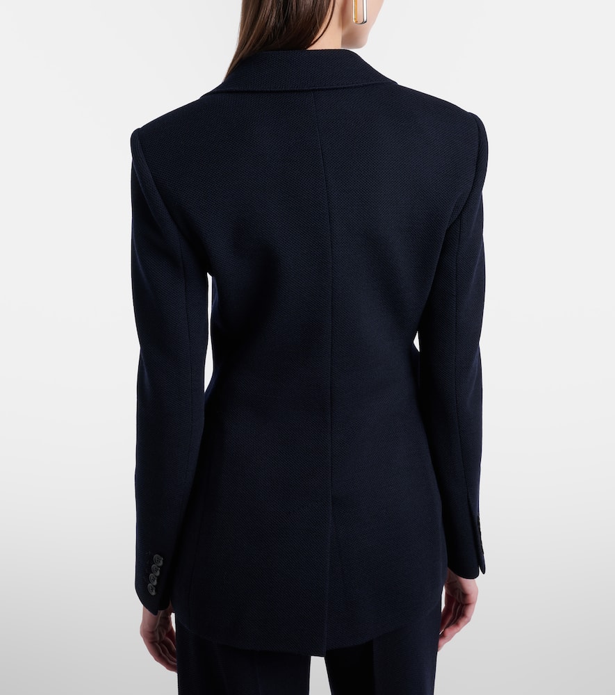Utilita virgin wool jersey blazer