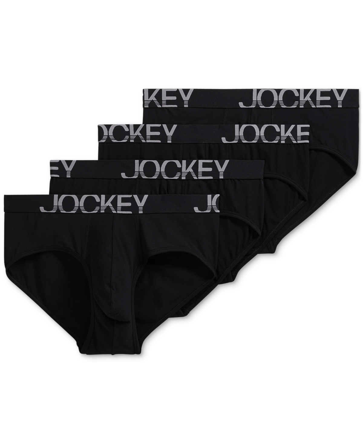 ActiveStretch Brief - 4 Pack - Black