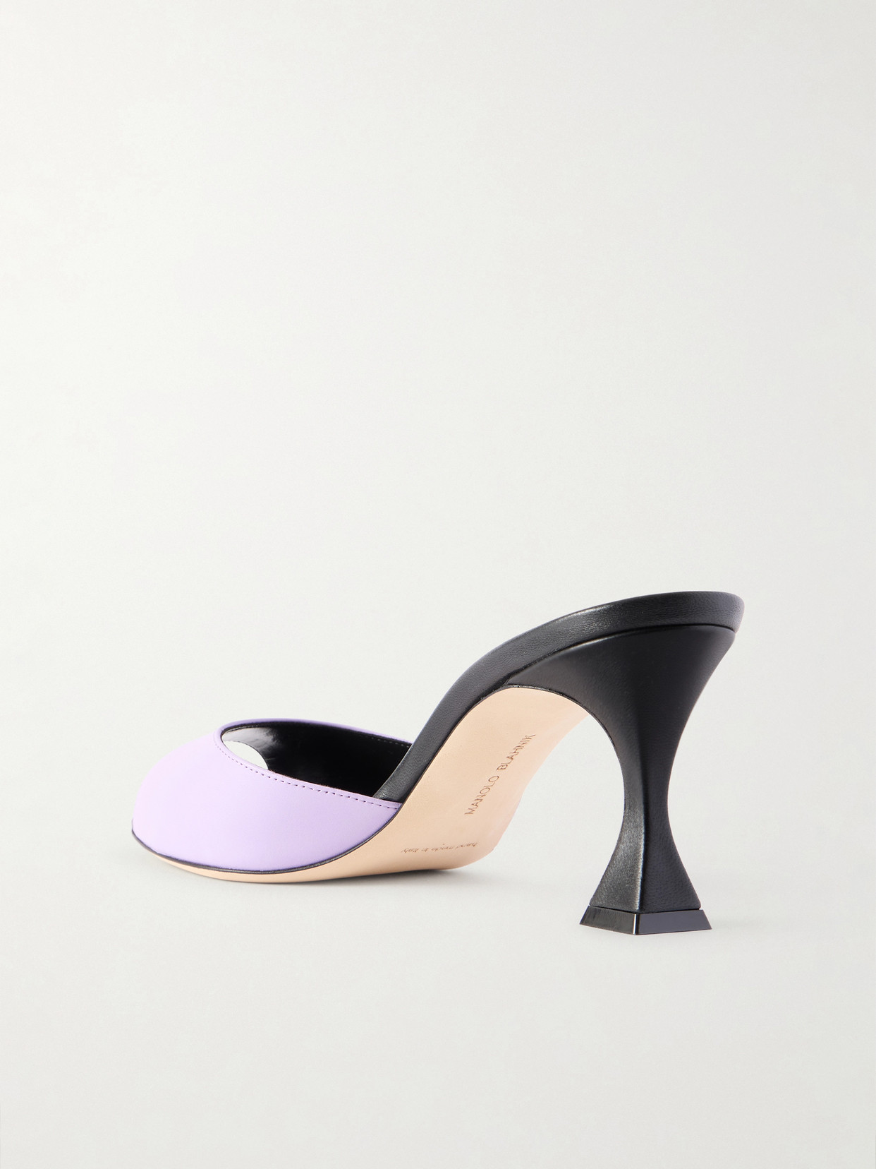 Jadaron 70 Leather Mules - Purple