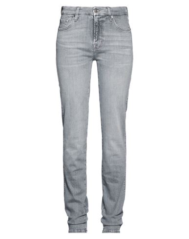 Woman Jeans Light grey Size 29 Cotton, Elastane