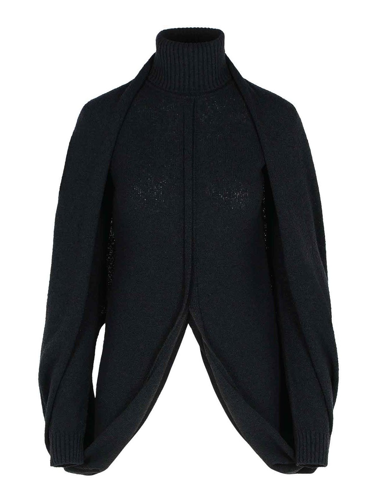 Adepto Virgin Wool Blend High Neck Sweater