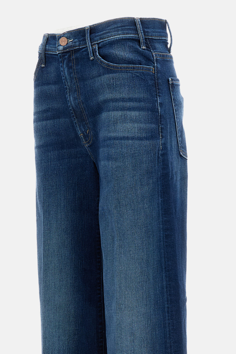 Blue Wide-leg Jeans