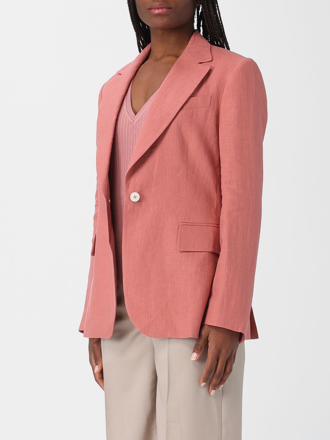 Jacket Woman color Raspberry