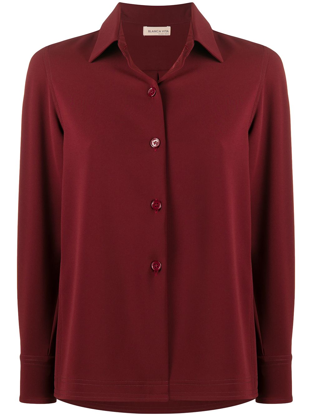 Gabriella long-sleeved shirt - Red