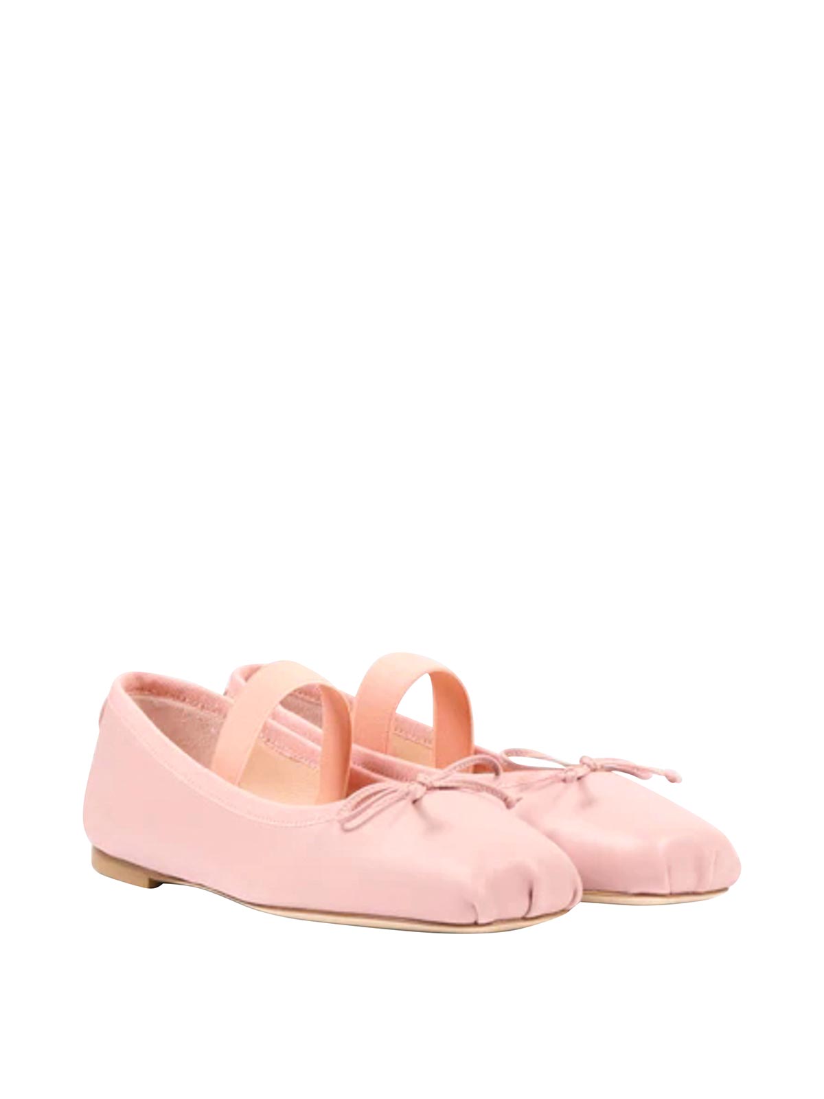 Ballet flats with logo