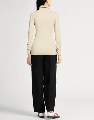 Woman Turtleneck Sage green Size L Cotton, Polyamide, Elastane