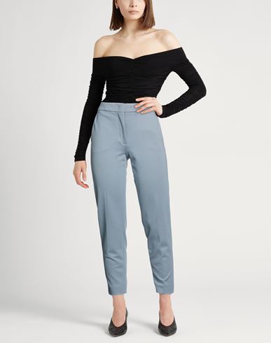 Woman Pants Grey Size 6 Viscose, Polyamide, Elastane