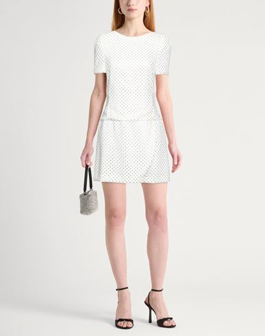 Woman Mini dress Off white Size 10 Polyester