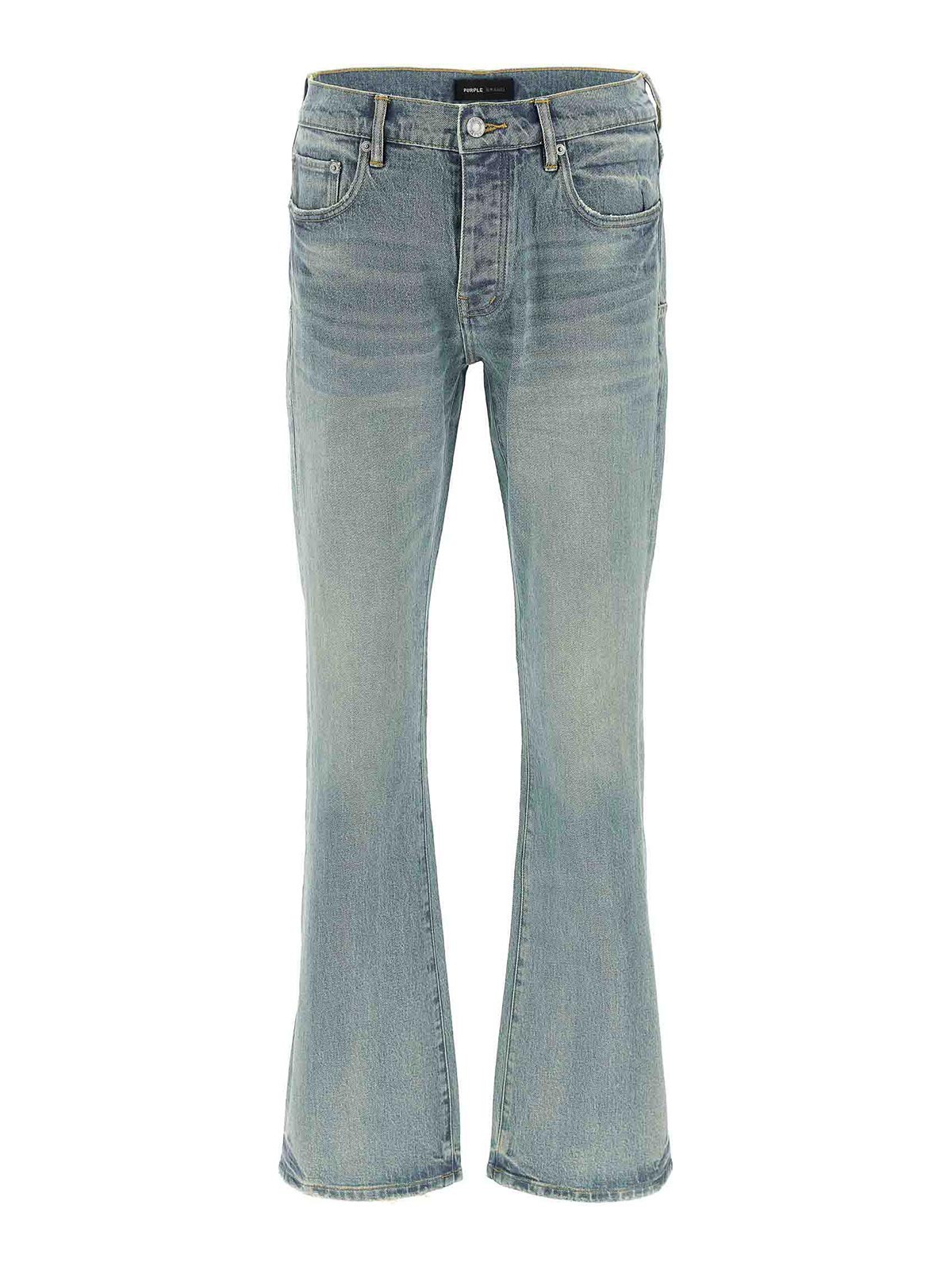 Coated Flare Jeans