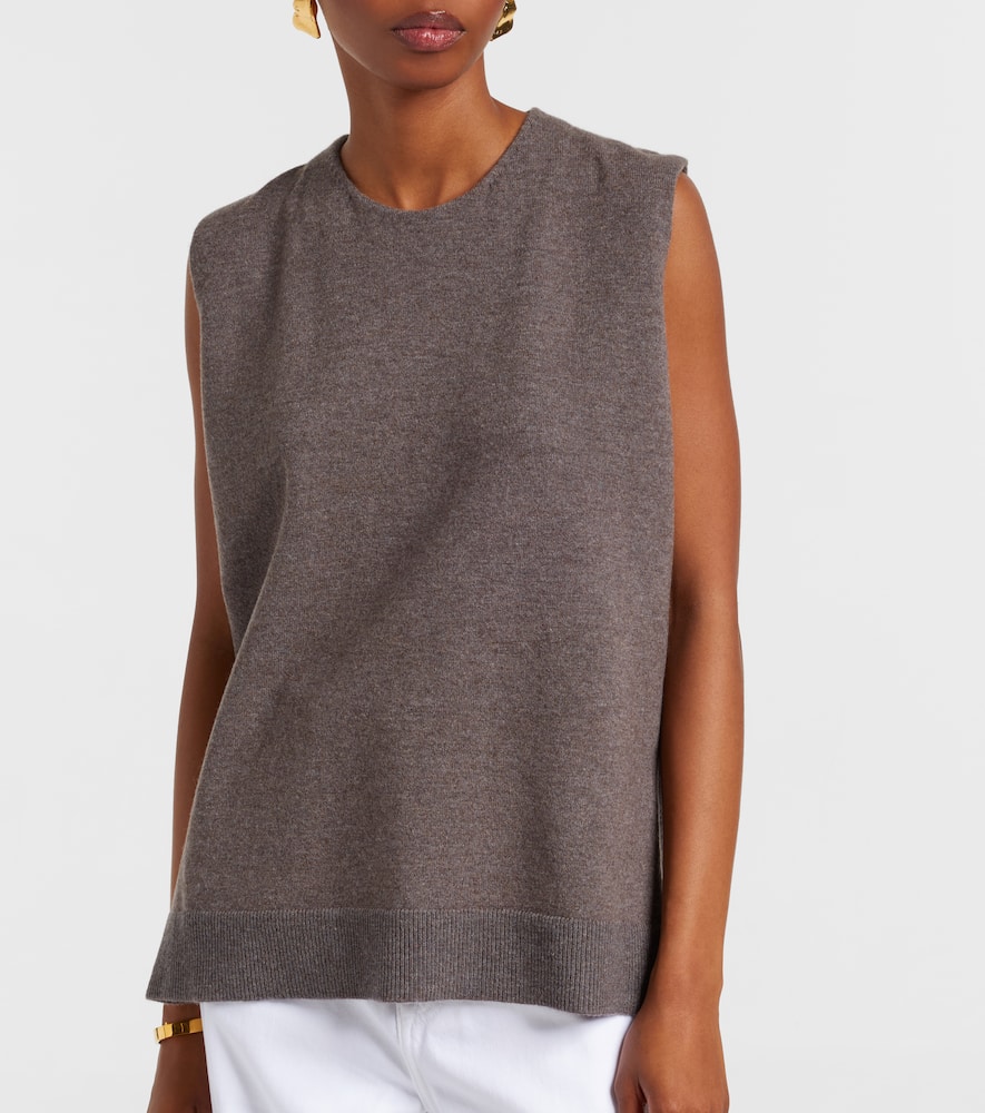 Róhe Layered wool and cashmere-blend top
