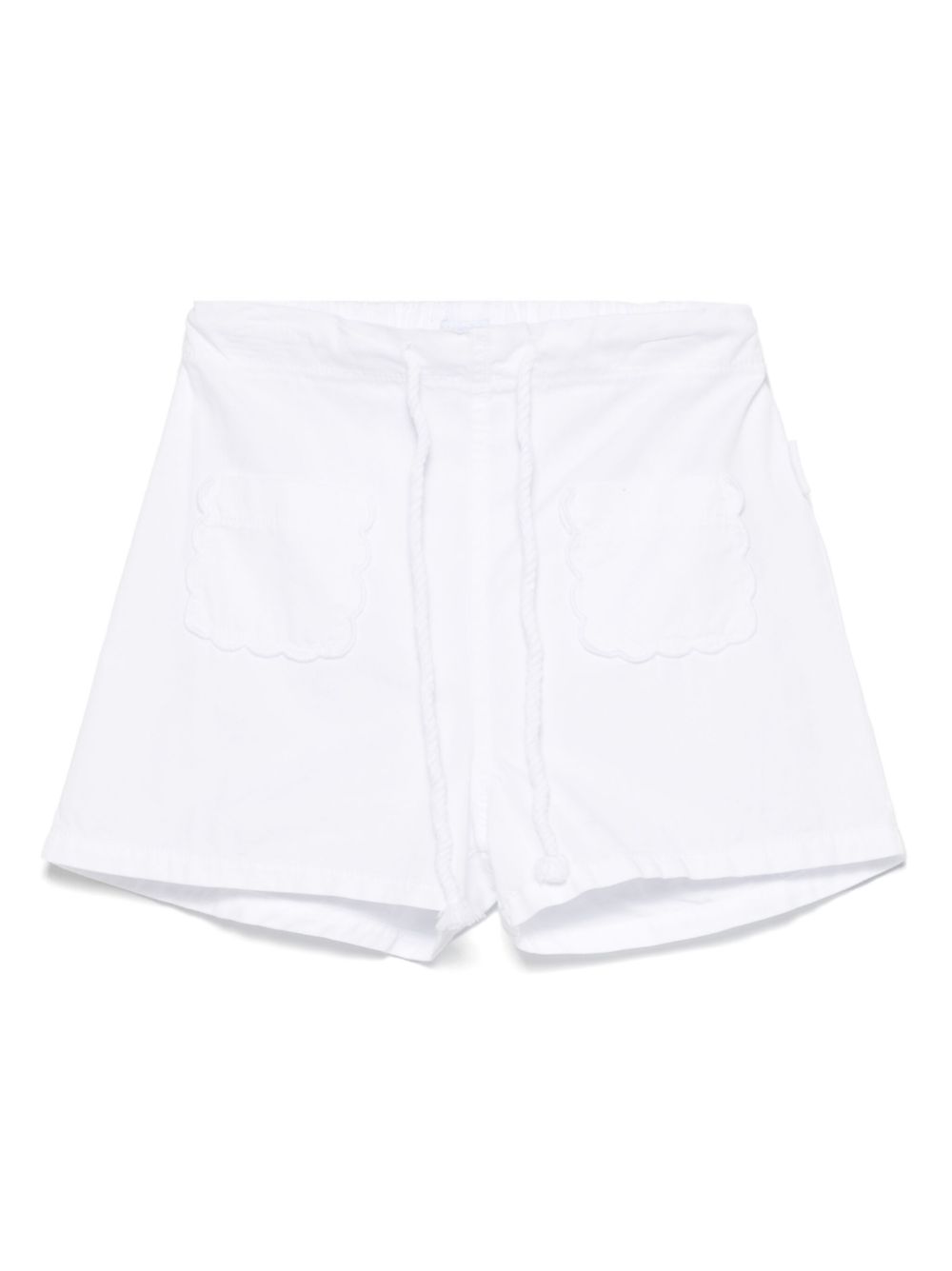 LARANJINHA cotton shorts - White